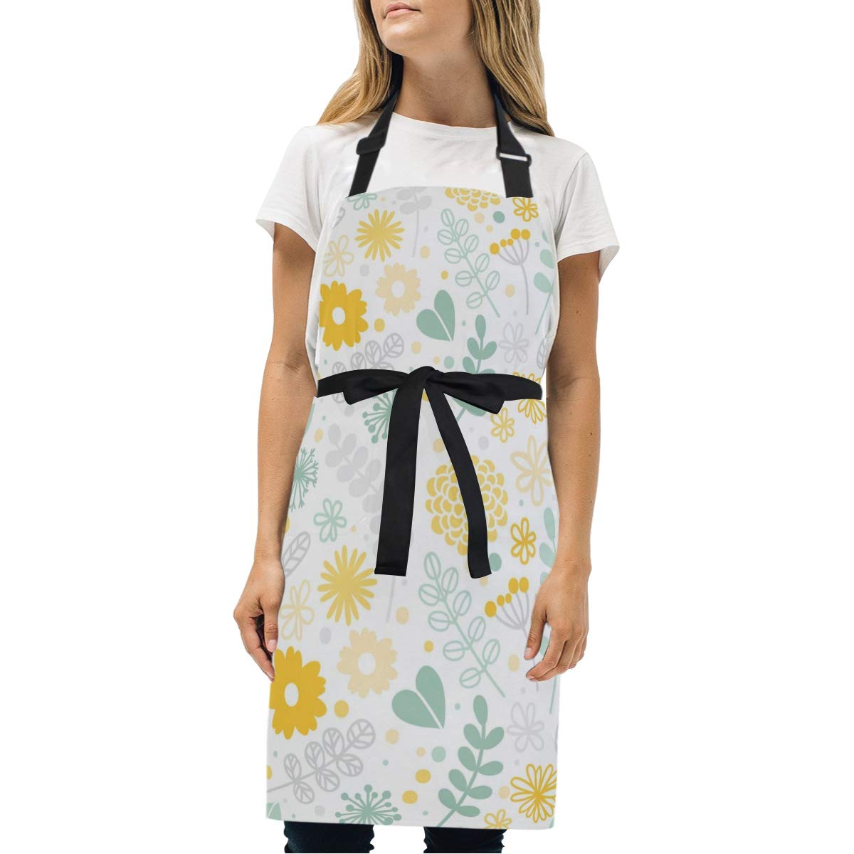 Unisex Bloemen Schort Koken Keuken Chef Vrouwen Mannen Thuis Keuken