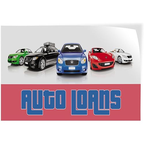 Decal Stickers Multiple Sizes Auto Loans Outdoor Advertising Printing Industrial Vinyl Safety Sign Label Business 7x5Inches
