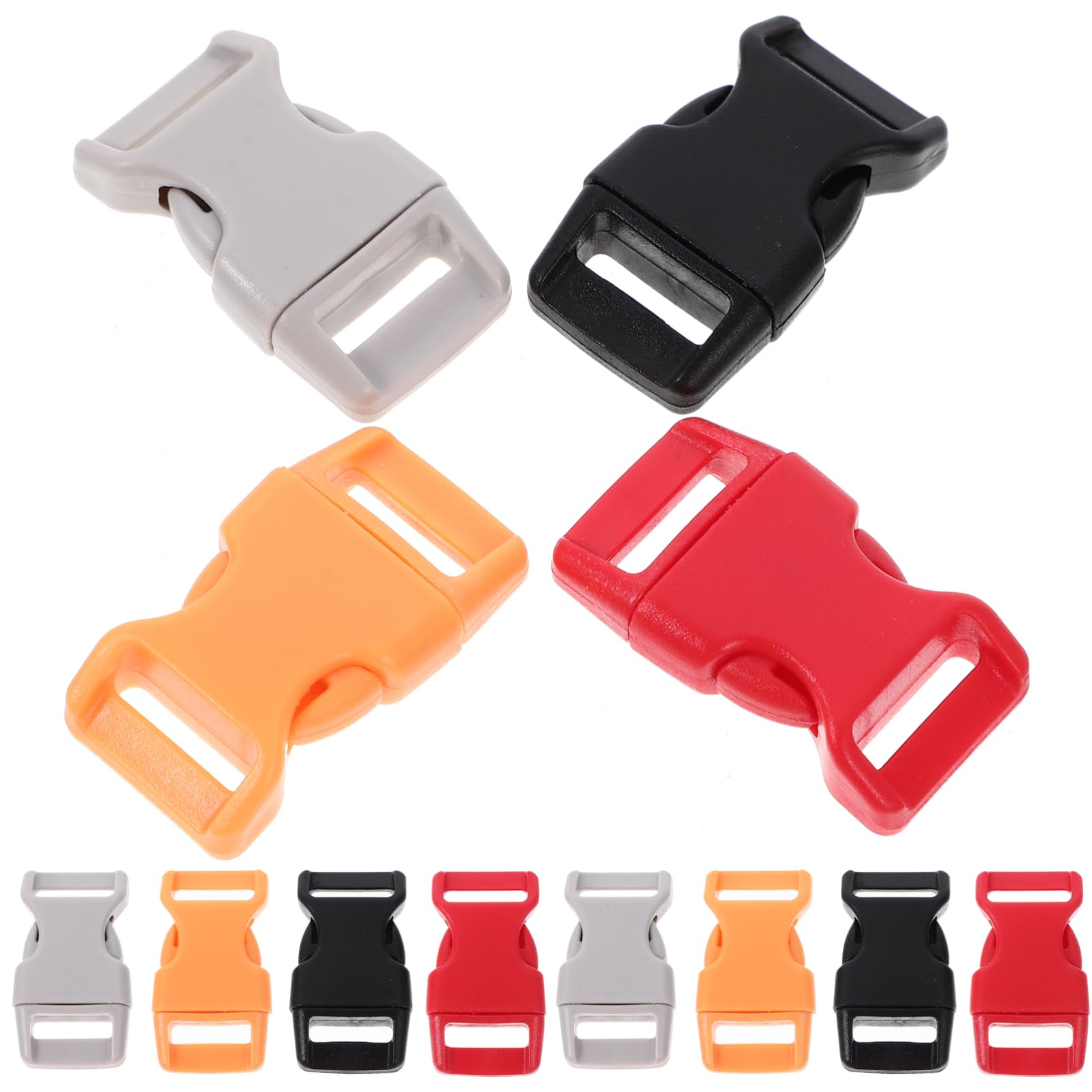 Uonlytech Fibbie Colorate Da Accessori Per Braccialetti E Cinghie Facile Utilizzo Per Hobby Creativi E Riparazioni Sgancio Laterale Pratico E Resistente Per