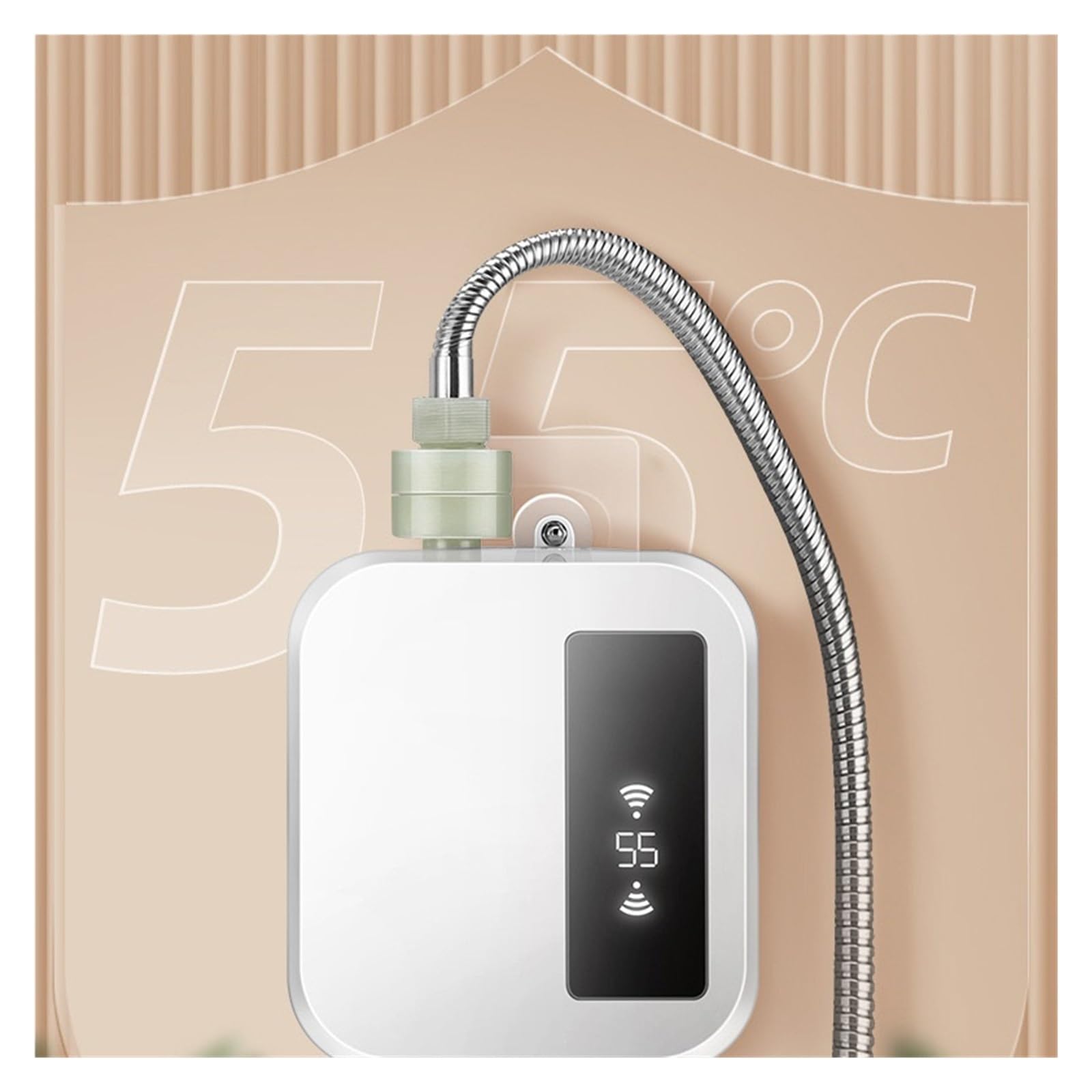 Calentador De Agua Eléctrico De 3500W, Cocina Instantánea, Baño, Calefacción 3S, Grifo De Agua Sin Tanque, Pantalla De Temperatura, Ducha De Calefacción