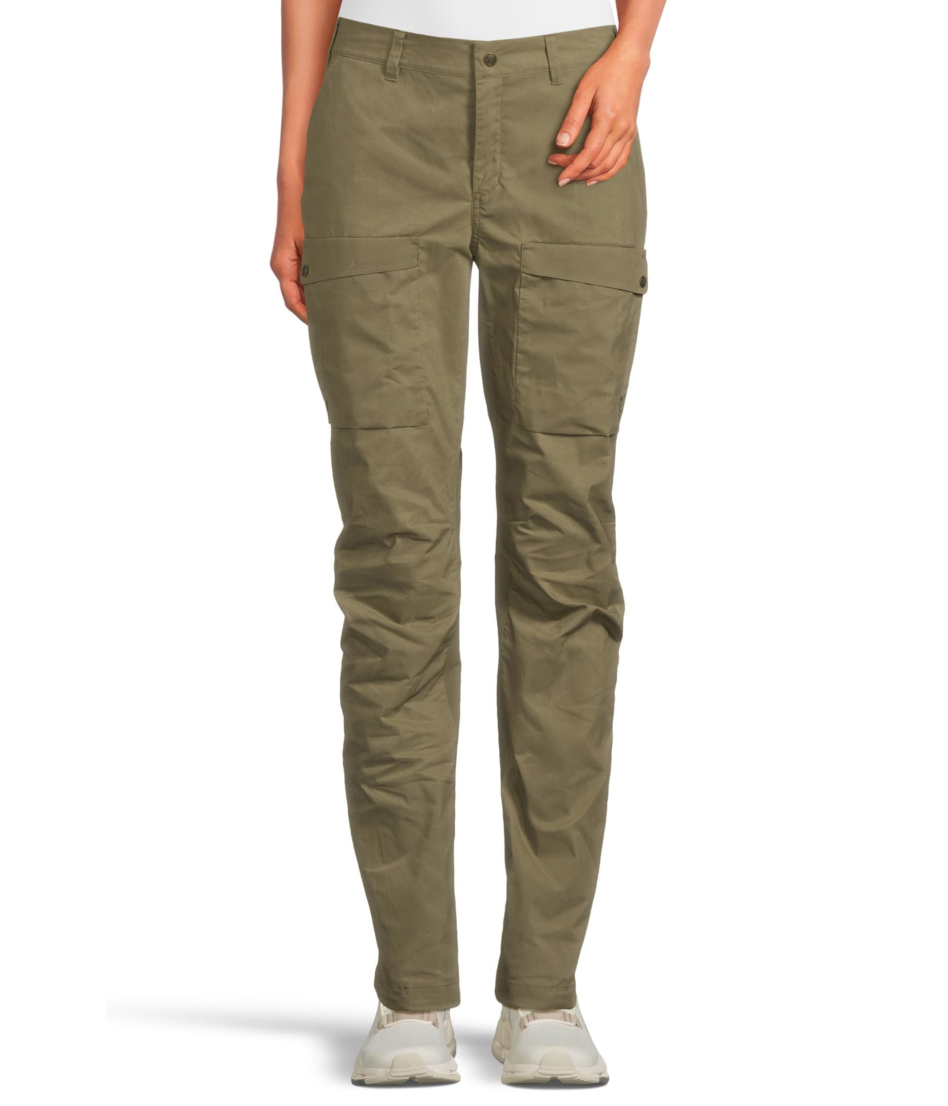 Fjällräven, Women's, Abisko Hybrid Trail Trousers W, Laurel Green, 42
