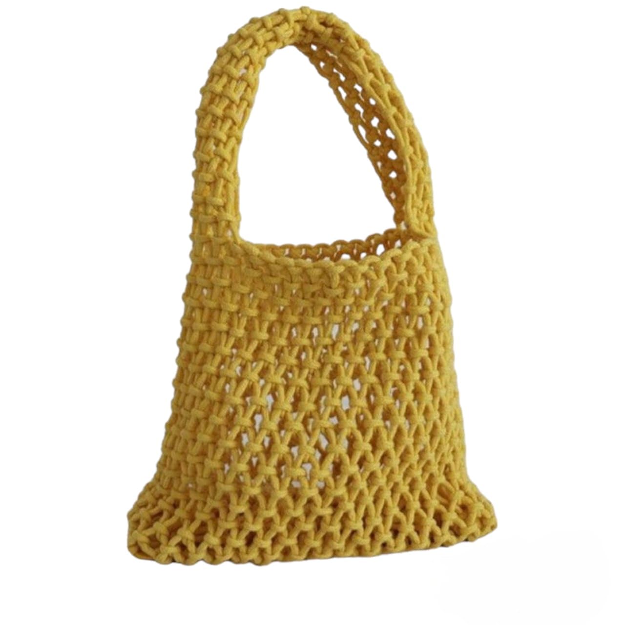 Macrame Handbag Clutch Boho Sustainable Bag Purse for Women and Girls Shopping Bag Beach Bag Macrame fruit bag Boho fruit bag Cotton fruit bag Hanging fruit bag-image-13