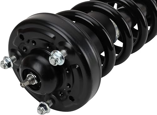 Miniatura 347 de TRQ Kit de suspensión delantera, conjunto de amortiguadores y resortes, barra estabilizadora, enlace estabilizador compatible con Chevrolet