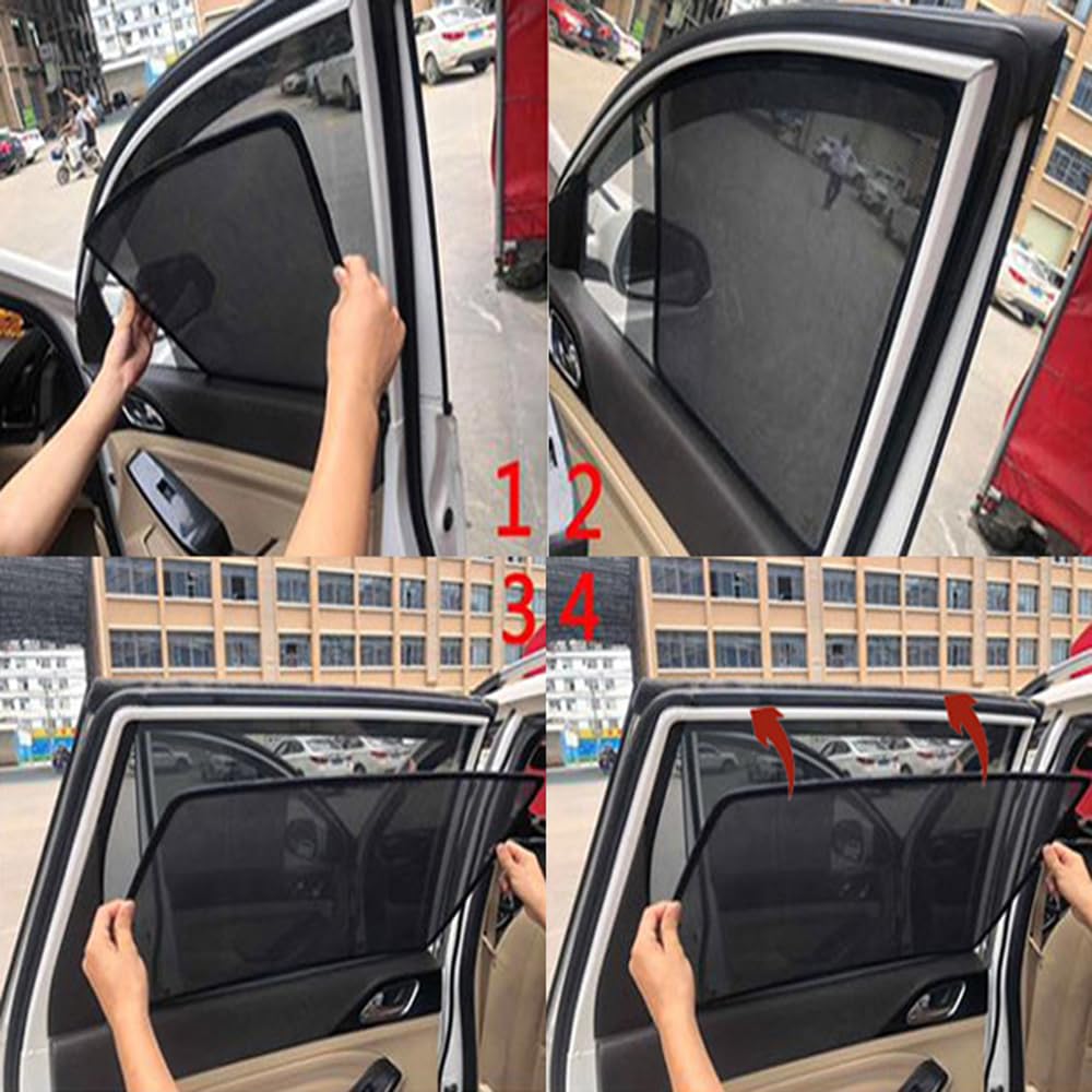 Parabrezza Lunotto Finestrini laterali Tendine Parasole per LAND ROVER Freelander 2 2006-2014 Ombreggiatura UV Privacy Magnetiche Accessori,7PCS