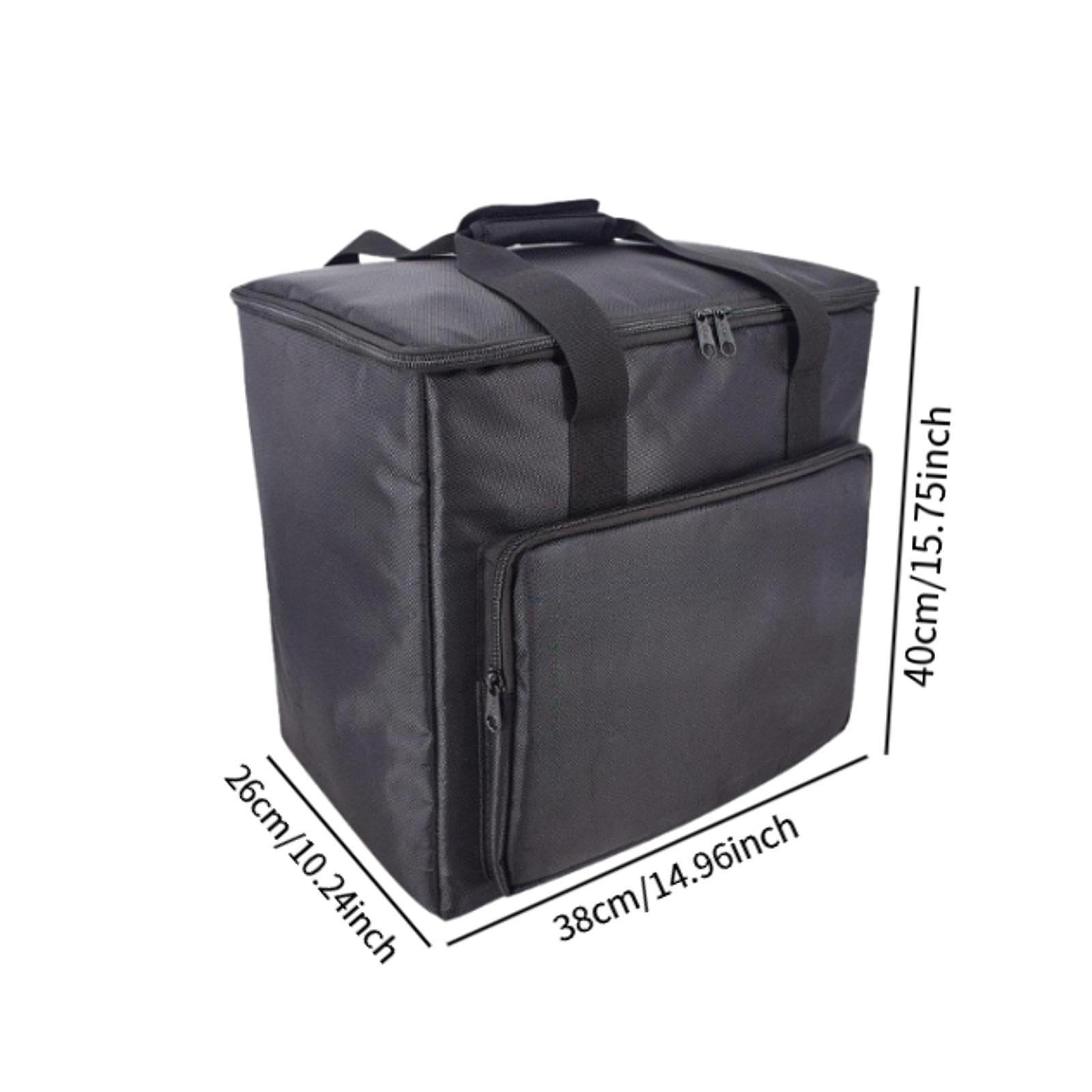 Bolsa para Torre de Escritorio Estuche para Ordenador de Funda para Pantalla Maletín Acolchado Desmontable Resistente Al Desgaste Ad