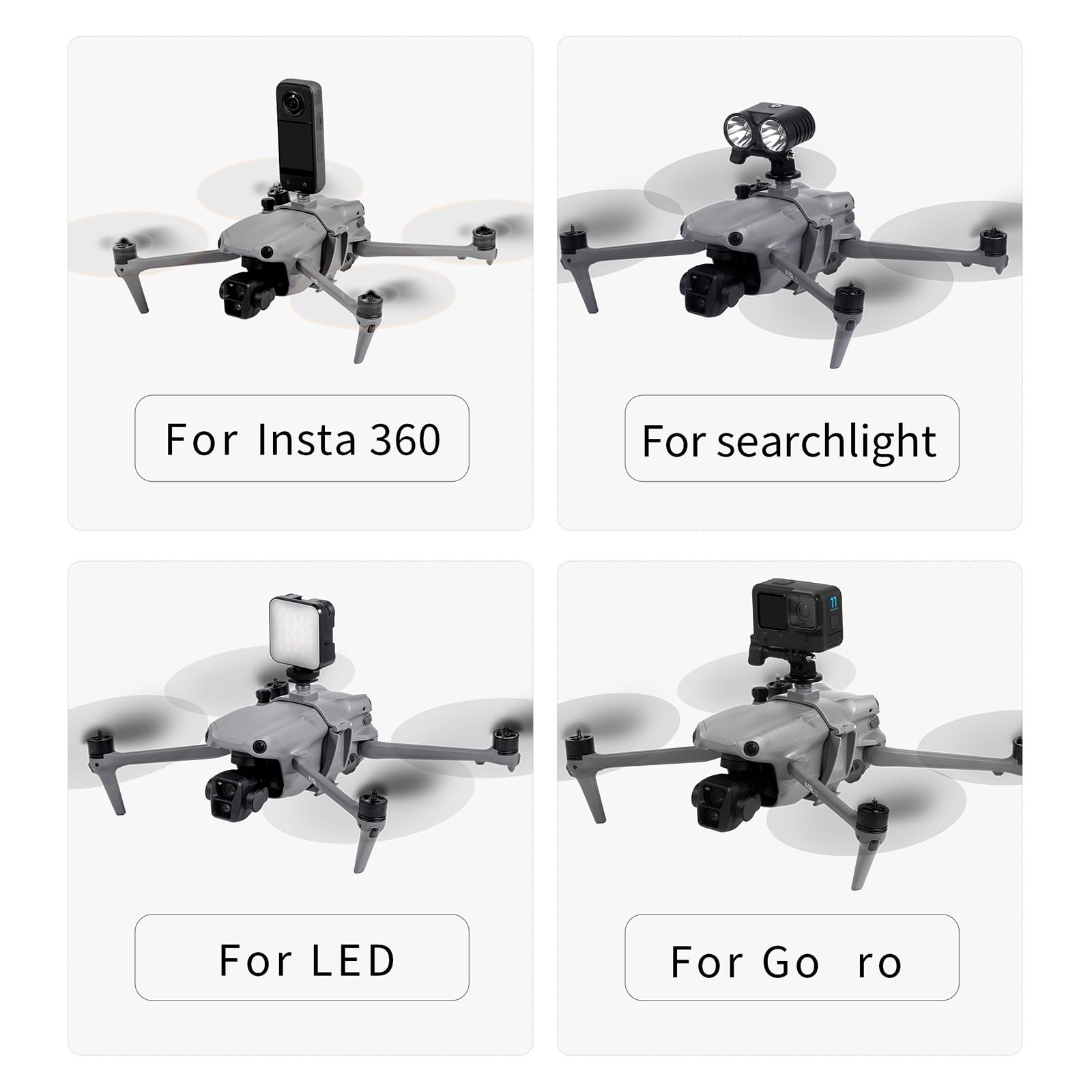 Supporto di montaggio multifunzionale per DJI Air 3 Staffa