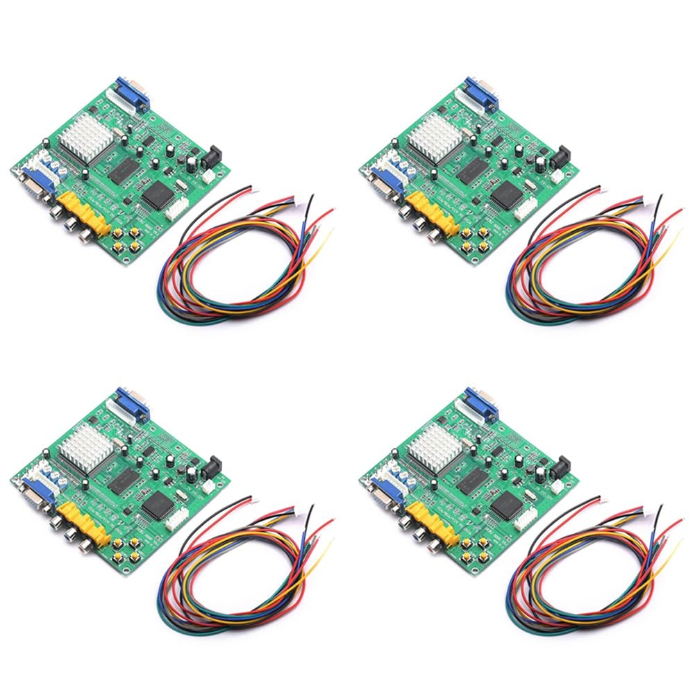 4X Gbs8200 Cga / / Yuv/RGB A Vga Salida Jamma Juego HD Video Convertidor Tablero Monitor A LCD Gbs-8200