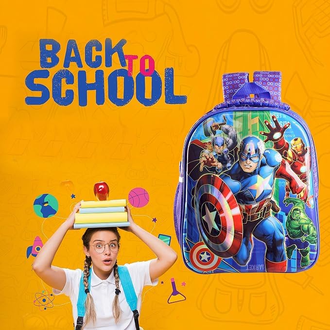 Image of Unicorn School Bag For Girls and boys Cartoon Printed Waterproof Backpack for kids Ideal For Small Kids Bag UKG Nursery 1st Class boys School Bags 3-6 years kid