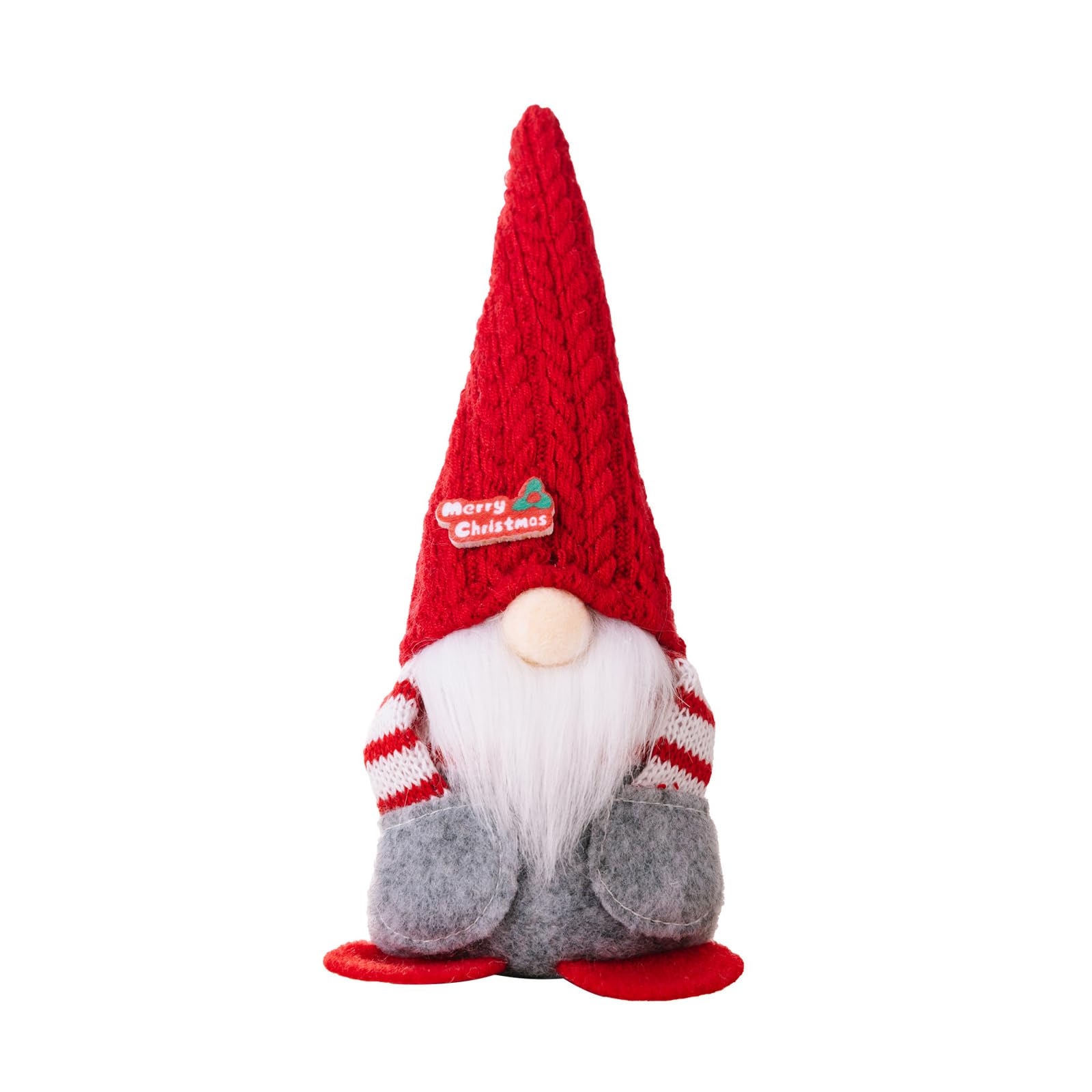 Nucelit Christmas Faceless Doll Standing Ornaments Decorations Small Christmas Dwarf for Festival Party Supplies Faceless Doll