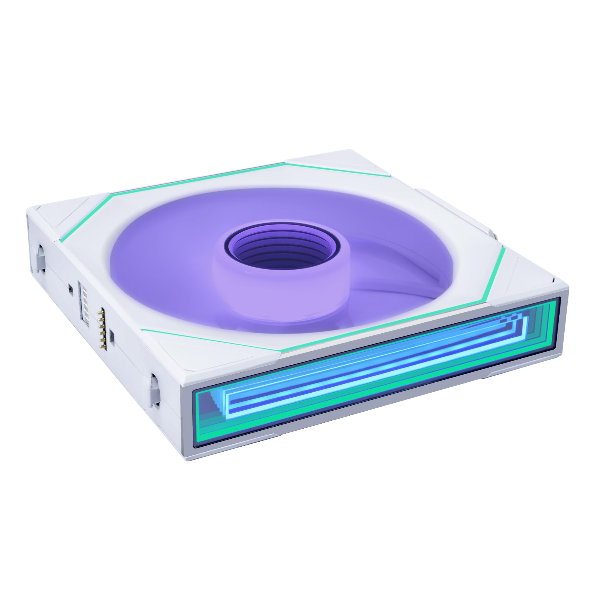 Lian Li UNI Fan SL-Infinity Wireless 140 - Paquete individual -Control de señal inalámbrico de 2.4 GHz - Ventilador ARGB - Efecto espejo infinito personalizable, diseño de cadena de margarita, sin