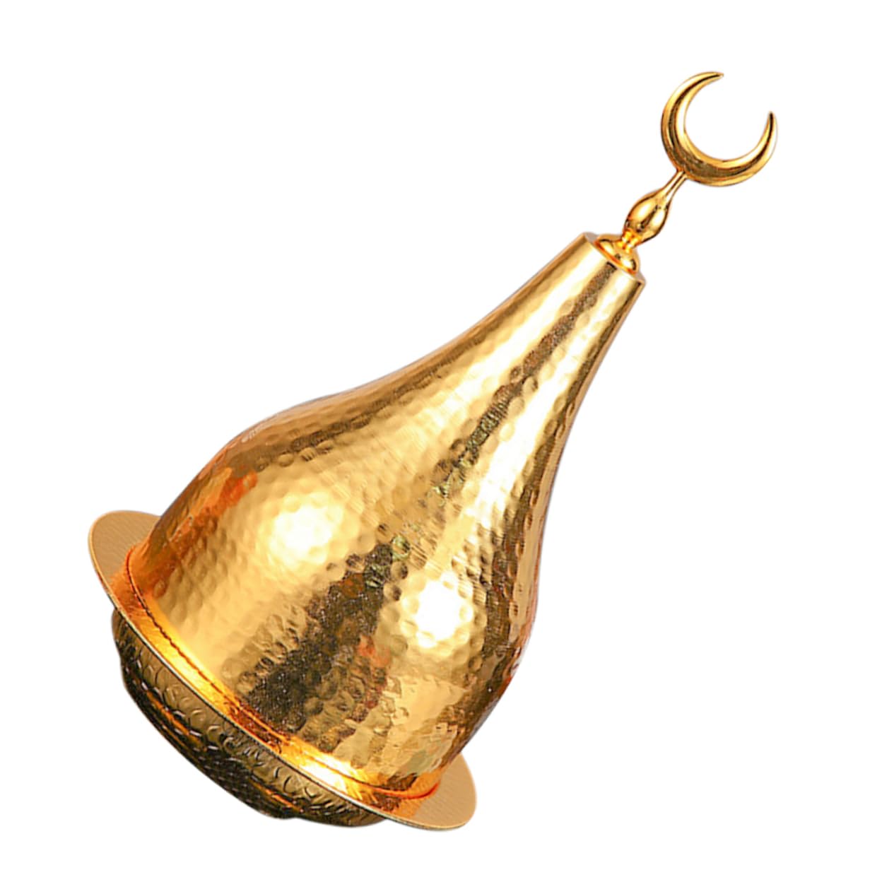 DECHOUS Elegant Moon Dessert Tray with Lid European Style Serving Platter for Cakes Muffins Snacks Decorative and Practical for Parties Weddings Home Use