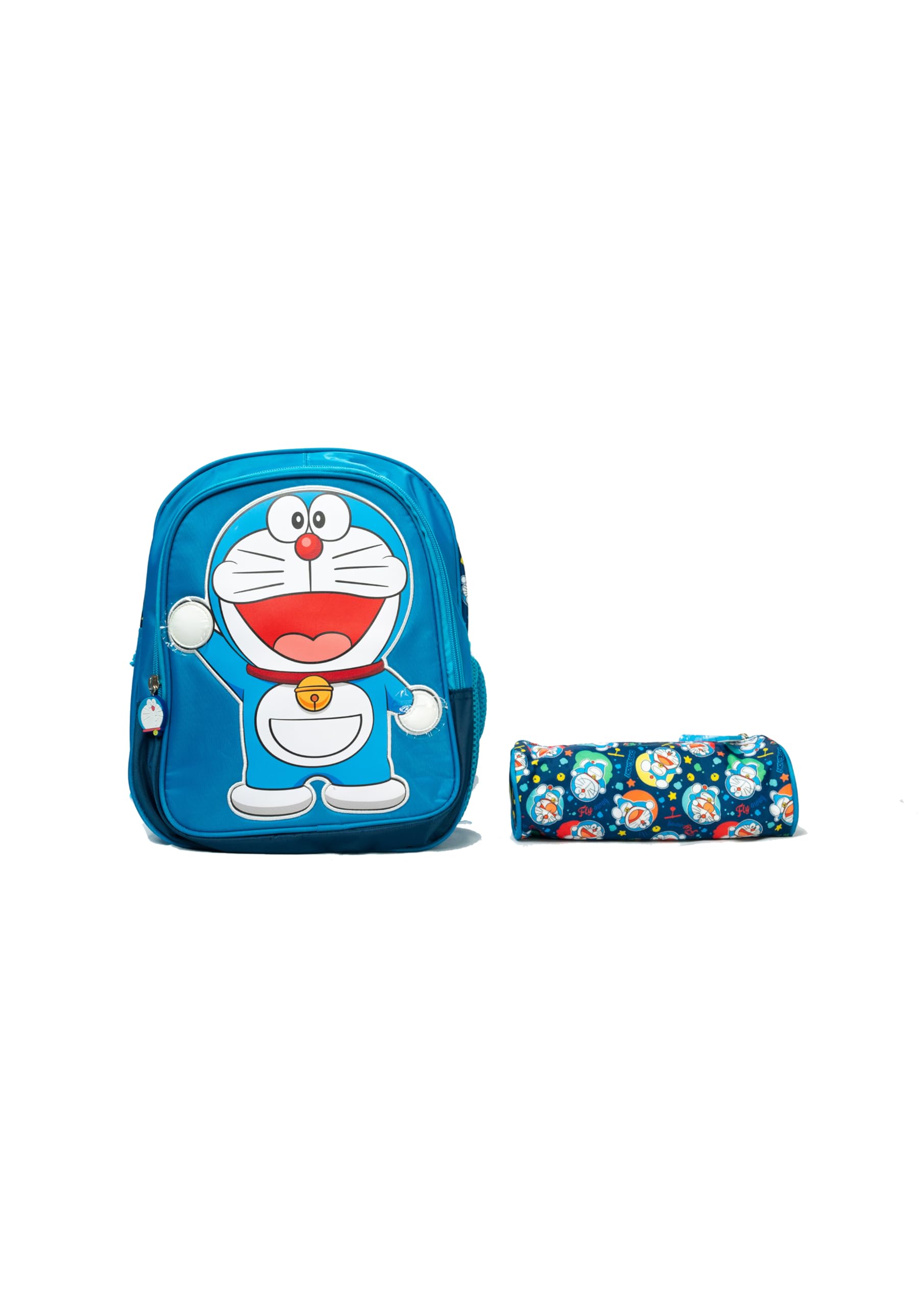 Hollywood Magic Doraemon School Bag, Backpack Pencil Case Organizer Bag for Kids, School Supplies