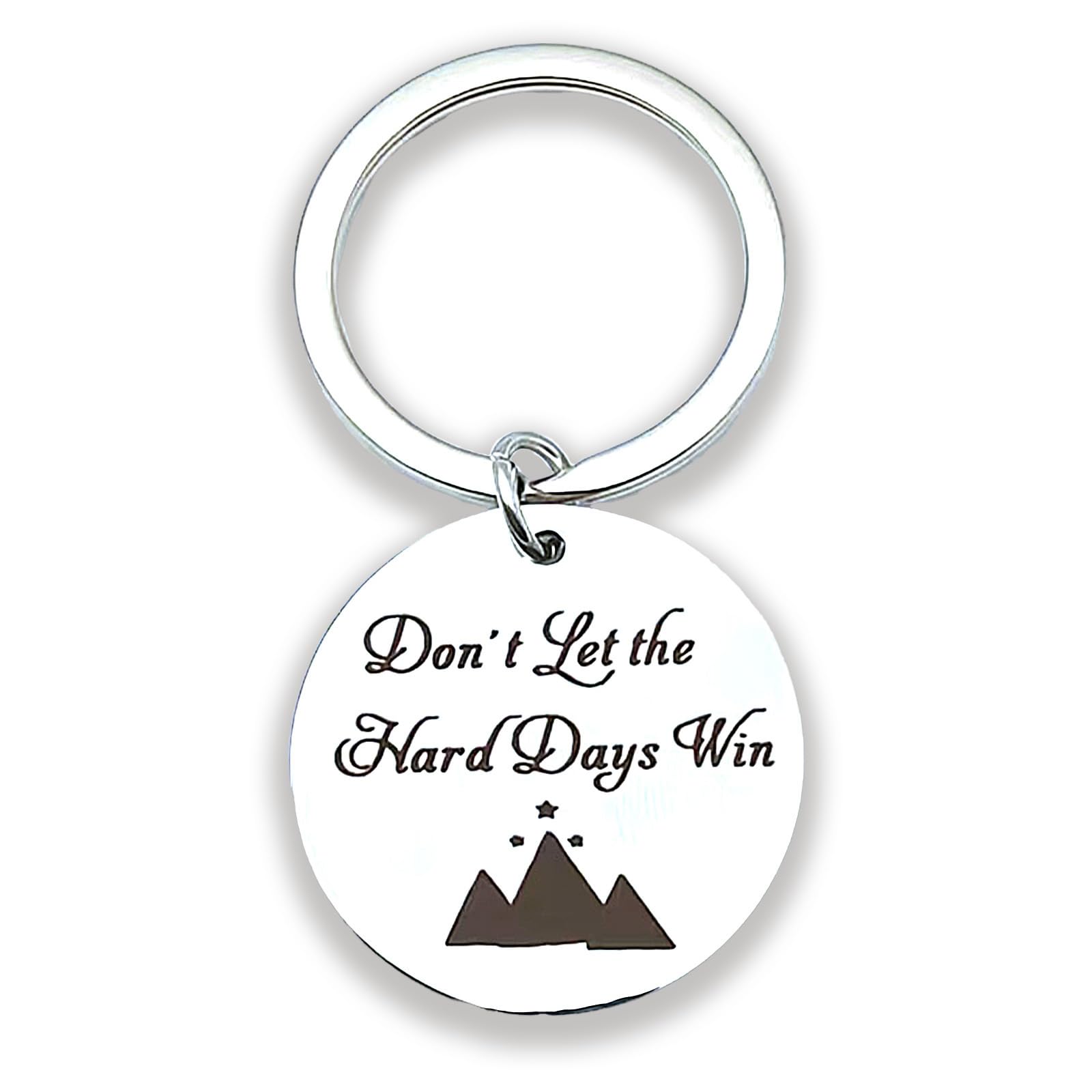 Zynara Inspirierender Schlüsselanhänger Silber,Frauen Geschenk,Geschenk Freundin Geburtstag,Ermutigungsgeschenk für Frauen,Kleines Abschiedsgeschenk Kollegen