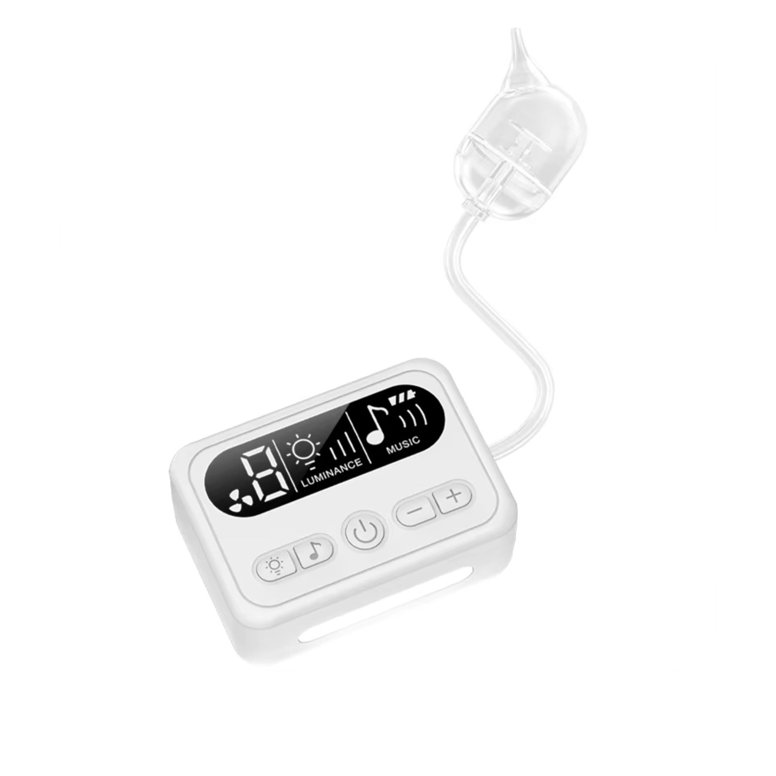 Elizia ETSA608 - Aspirador nasal eléctrico para bebé, 9 niveles de succión y 3 cabezas, lechones de nariz para niños pequeños y recién nacidos, con luz calmante y canciones de cuna, succión fuerte