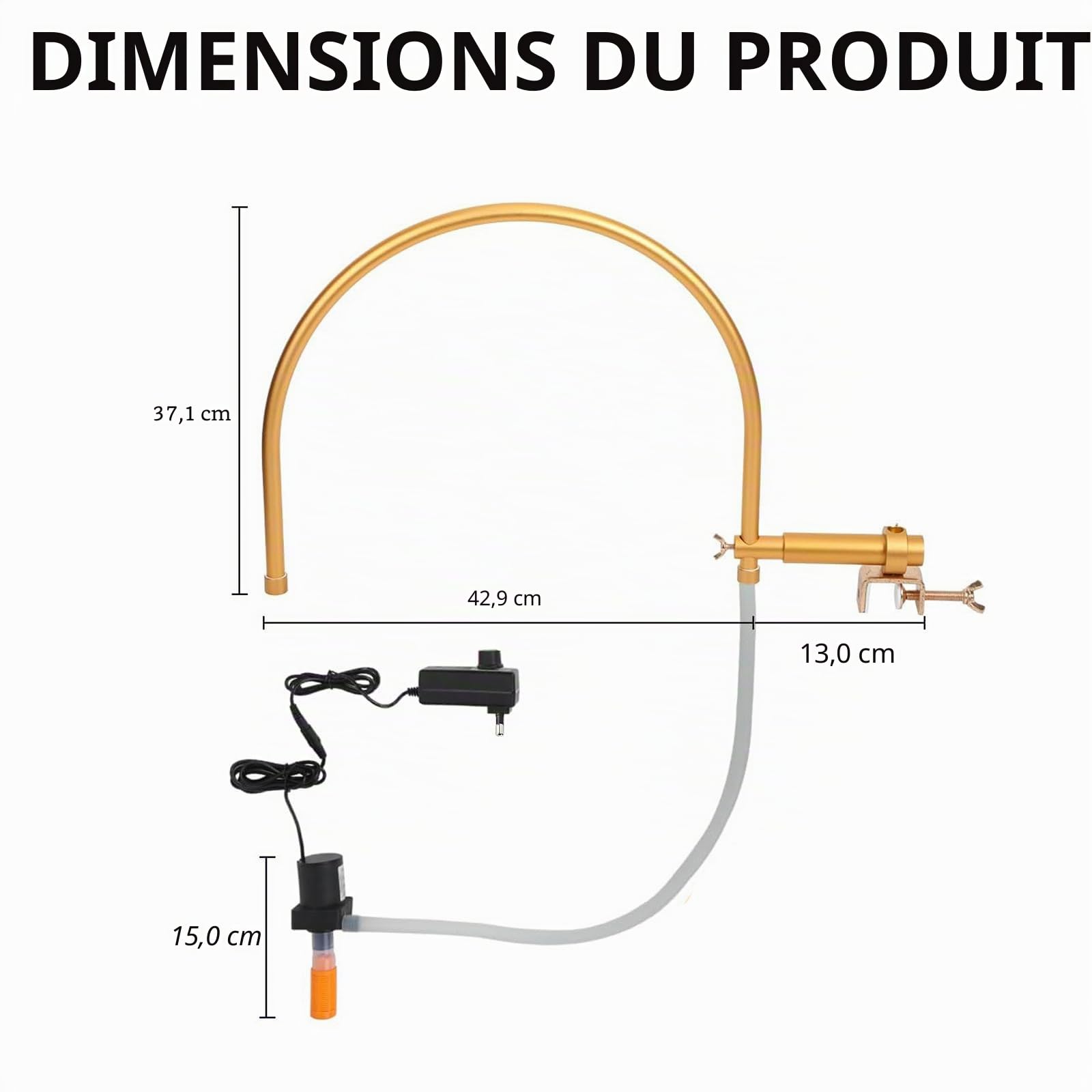 Head Spa Thérapie par l'eau Portable, Head Spa Equipment Support de Circulation D'eau pour Spa Head Spa Réglable à 180 °,Bol à Shampoing pour Salon de Coiffure, équipement de Salon de Massage