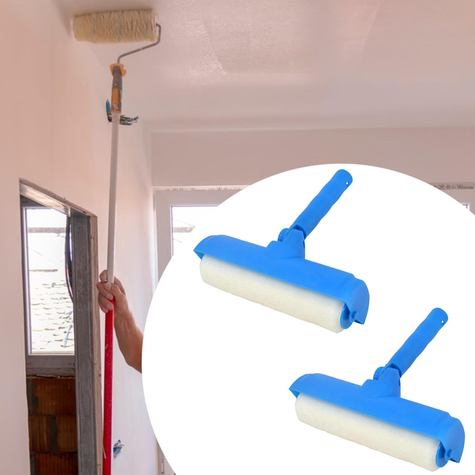 2x Rullo per Pittura Da Soffitto, Strumento di Applicazione