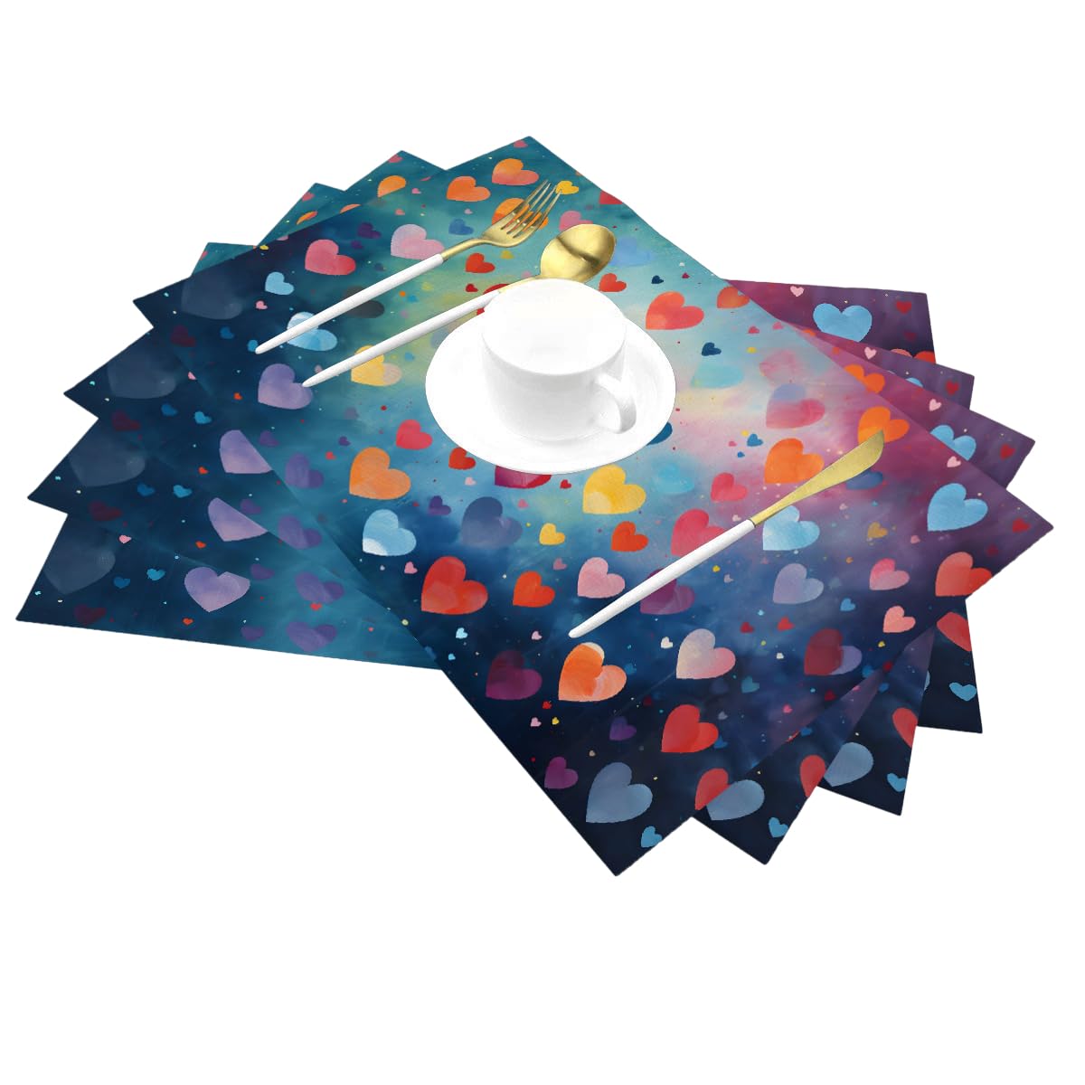 Sets de table en PVC lavables et antidérapants pour repas sans tache