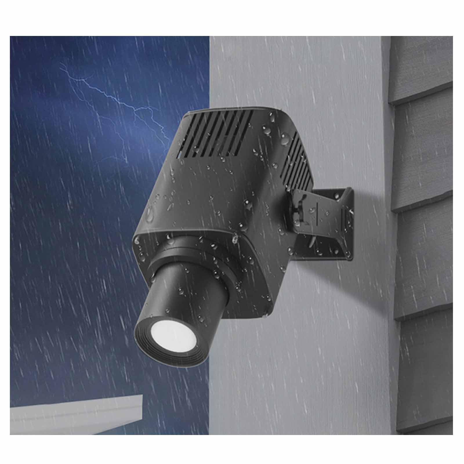 Projektor LED HD 25 W do użytku w pomieszczeniach, wodoszczelny IP66, projektor zewnętrzny z obrotowym światłem, spersonalizowany obraz ścienny na podłogę sklepową, na scenę weselną (25 W)