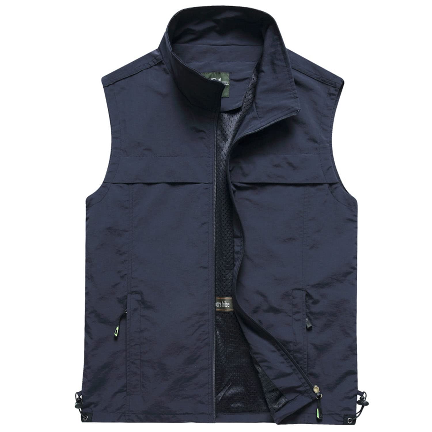 Chaleco Multibolsillo para Hombre Chaqueta Informal Sin Mangas para Exteriores Primavera Verano Pesca Montañismo Chaleco De Senderismo