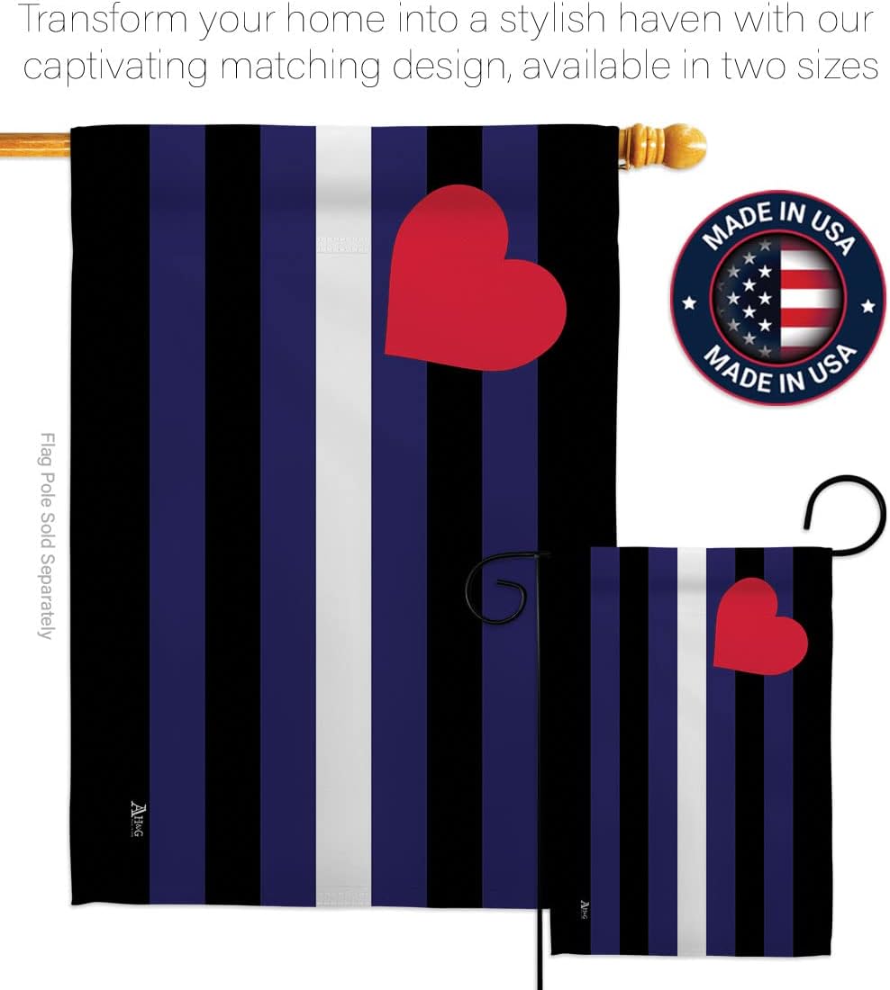 Leather Pride Garden Flag - Set with Stand Support Rainbow Love LGBT Gay Bisexual Pansexual Transgender - House Decoration Banner Small Yard Gift Double-Sided Made in USA 13 X 18.5