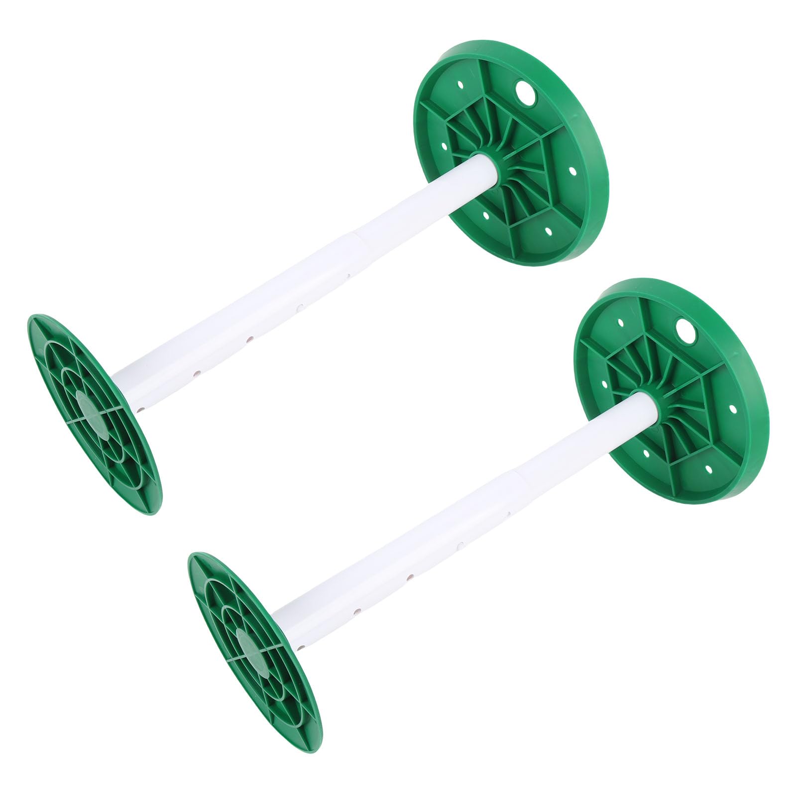 Lot 2 inserts jardinière réglables hauteur pour grands pots, rehausseurs plantes coniques hauts, inserts levage plantes portables (GREEN)