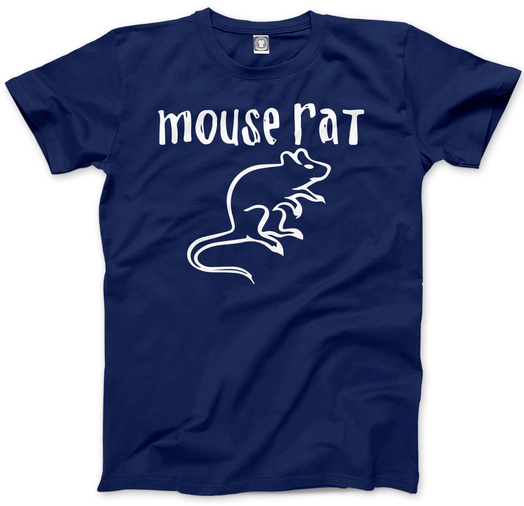 Hotscamp Men's Navy Mouse Rat Unisex T-Shirt - X-Large