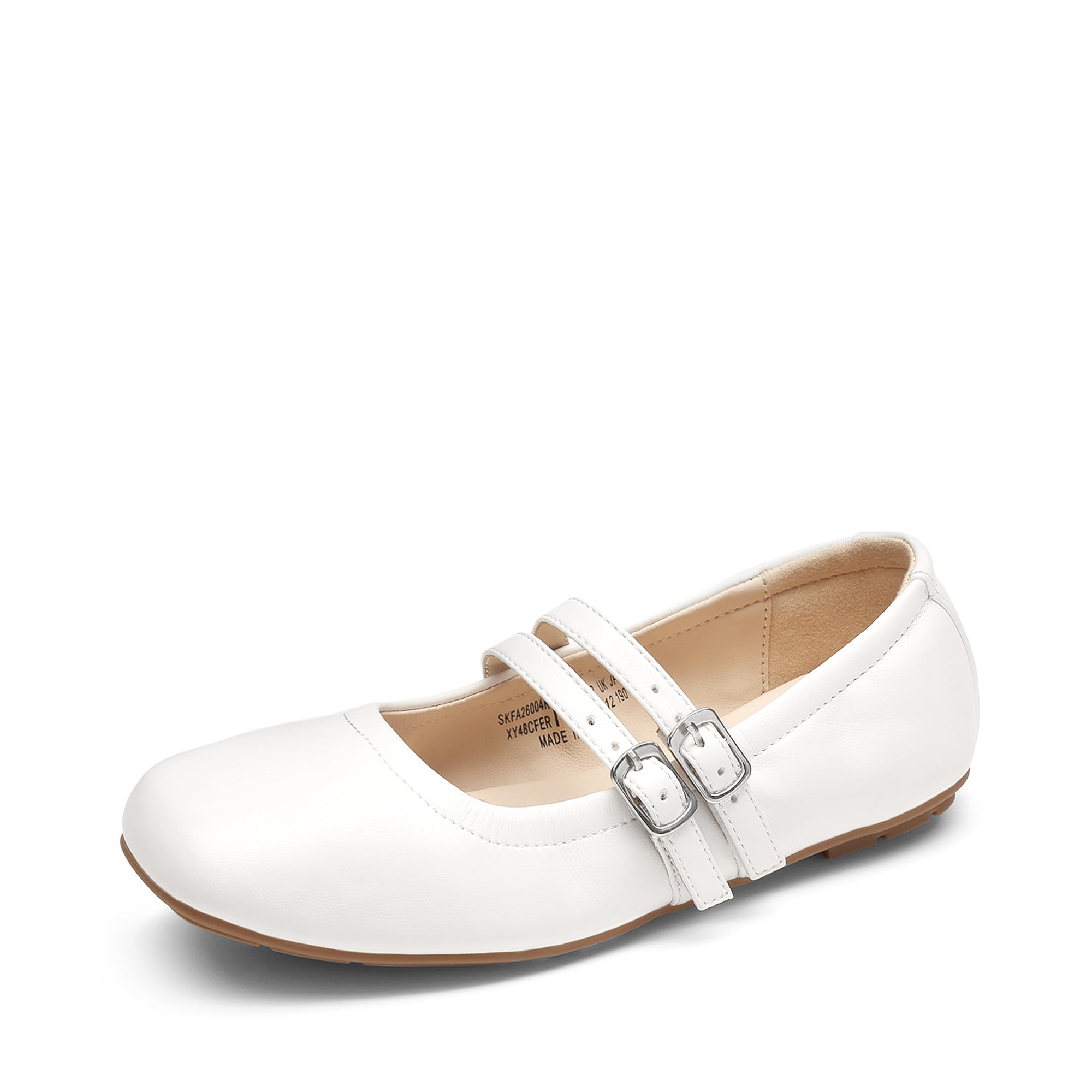 DREAM PAIRS Zapatos de vestir para niñas, zapatos de ballet Mary Jane para bodas y fiestas