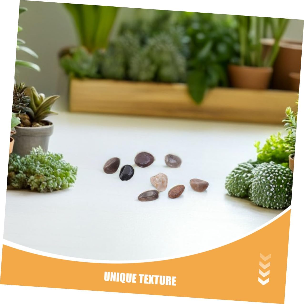 ERINGOGO Natural Polished River Stones 1500g 2-3cm Decorative Aquarium Rocks Landscaping Pebbles for Fish Tank Succulents Garden Vase