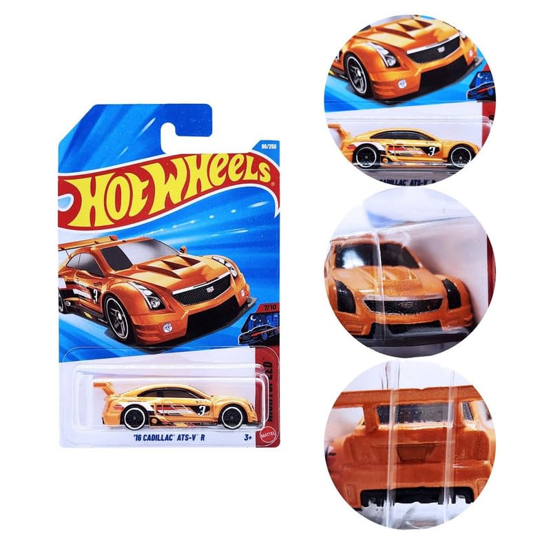 Image of Hot Wheels 16 Cadillac ATS-V R Nightspeed Ages 3 and Up 90 /250 (Orange)