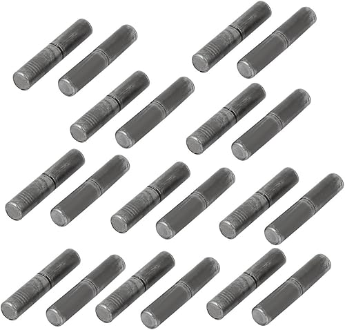 uxcell Inicio Puerta Ventana de puerta 0.315 inx1.575 in macho a hembra Hierro Bisagra Pin 20 Pares