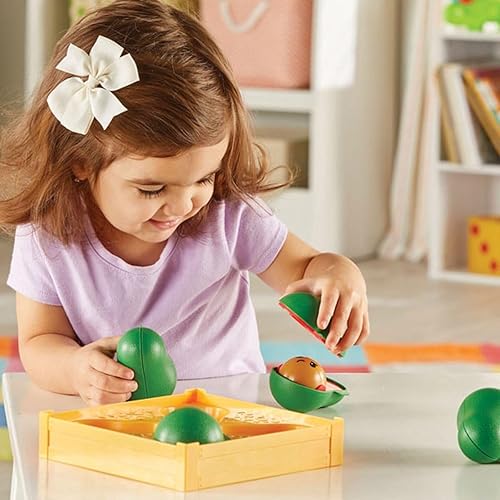 Miniatura 2 de Learning Resources Learn-A-Lot - Aguacates – 9 piezas, a partir de 18 meses, juguetes de aprendizaje socioemocional para niños pequeños, desarrolla