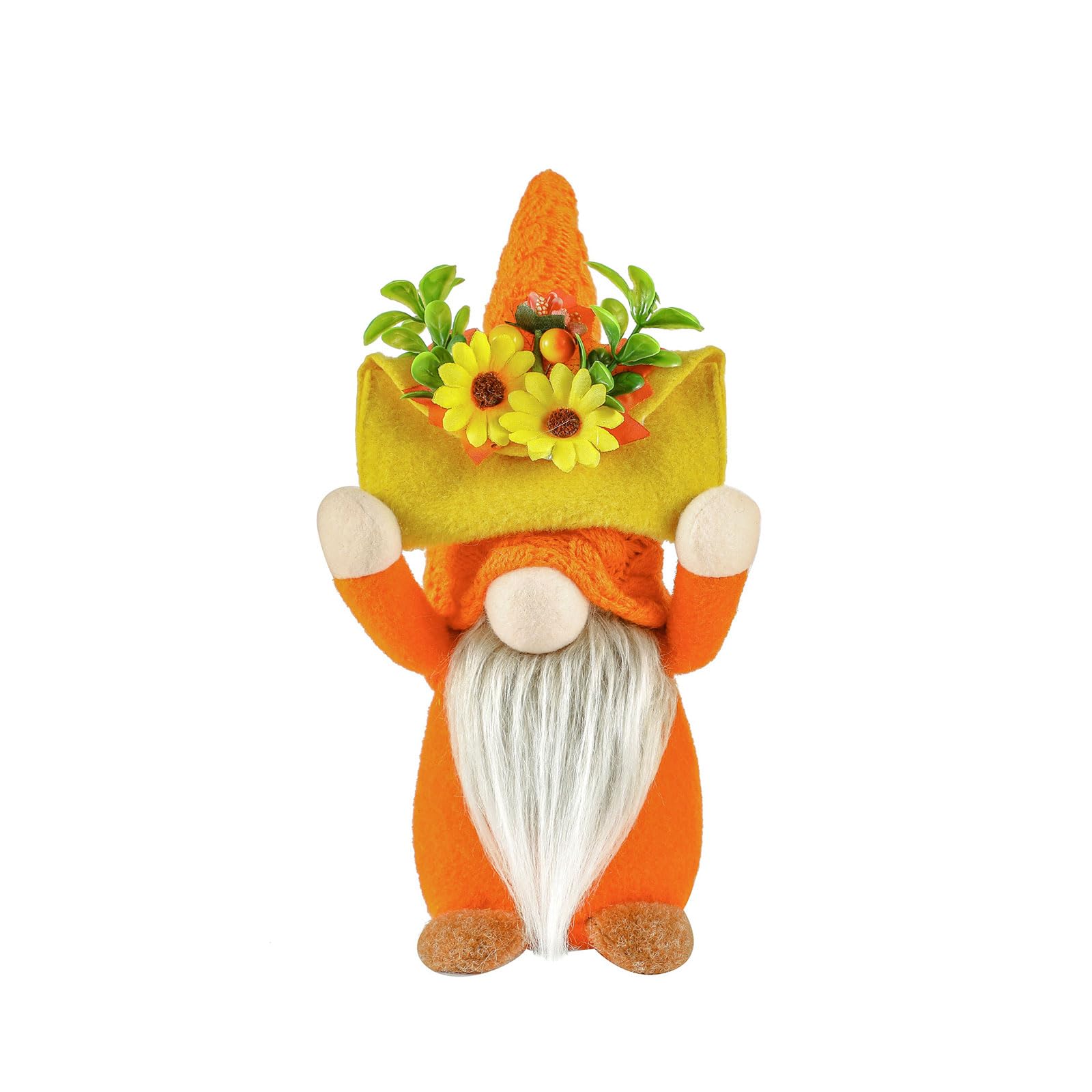 Tsophreniq Fall Harvest Gnomes Lighted Faceless Doll Thanksgiving Day Tomtes Swedish Figurine Kitchen Shelf Decorations Kid Toy Fall Harvest Gnomes