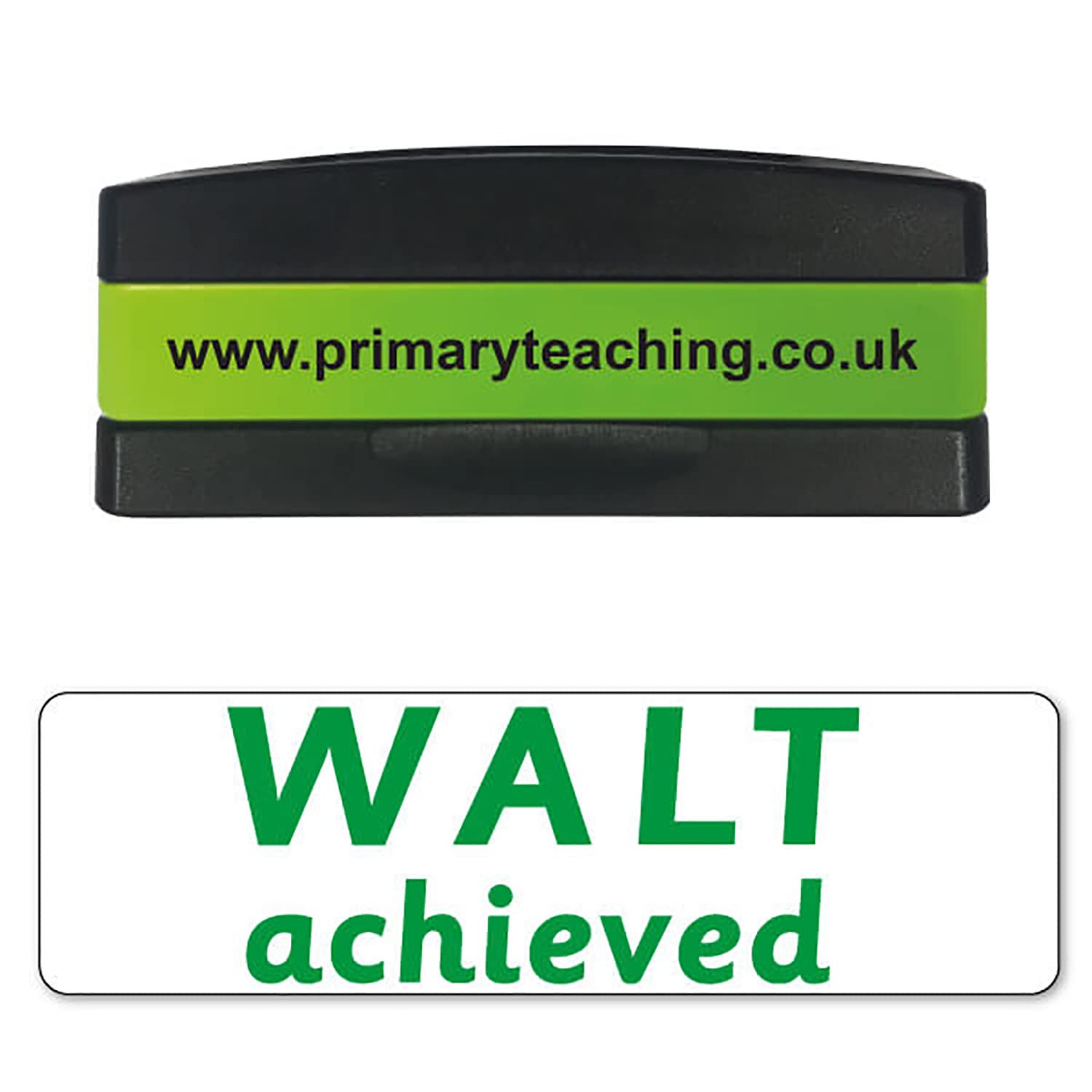 Stackable WALT We Are Learning To Achieved Pre Inked School Teachers Feedback Marking Stamper Stamp 44x13mm Primary Teaching Services