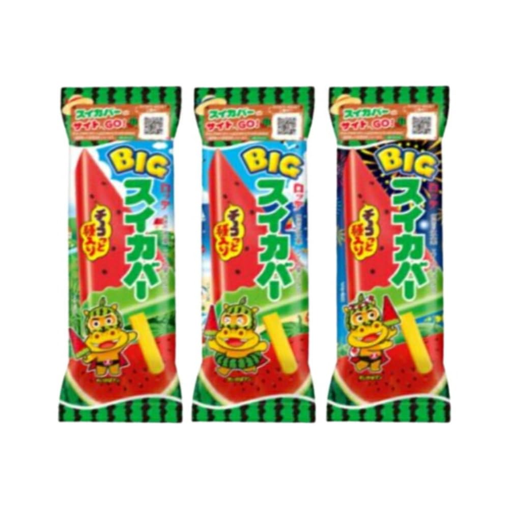 Amazon.co.jp: ロッテ BIGスイカバー 125ml×25袋 : 食品・飲料・お酒