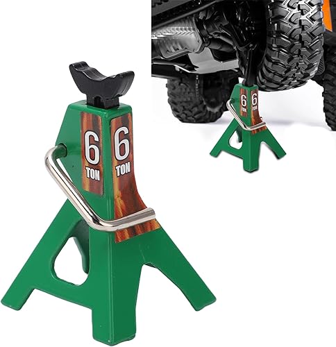 Miniatura 6 de SUNGOOYUE Juego de soporte de gato RC portátil, accesorio decorativo de simulación de altura, mini gato de elevación para SCX10 D90 110 RC Car