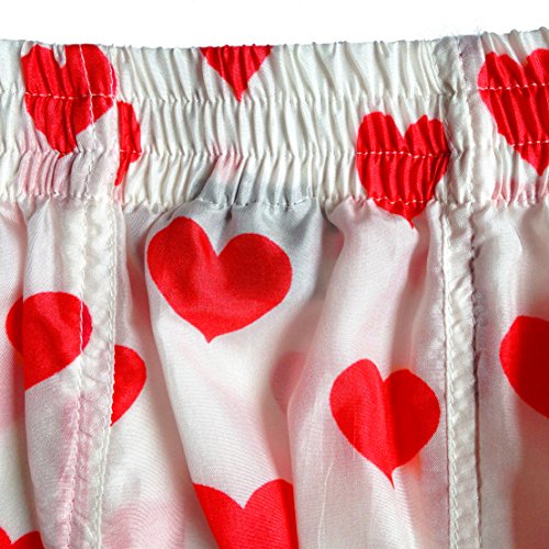 White Silk Heart Boxers 2.0 Love You Valentine Special - Men's - 100% Silk3