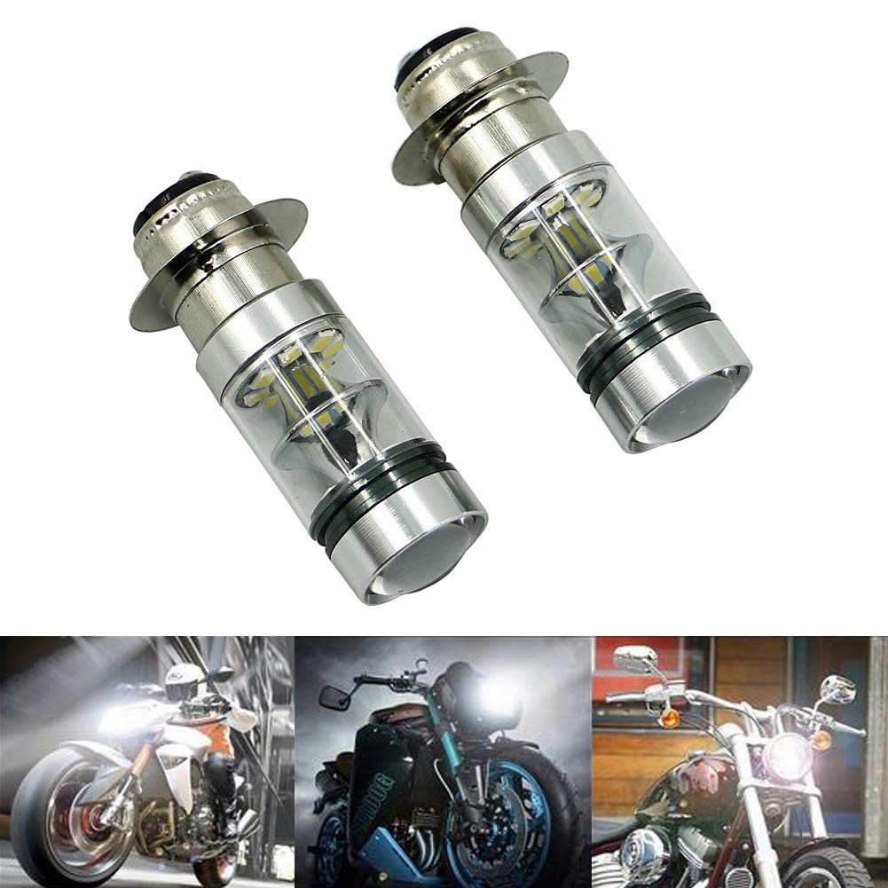 AQJ H6 LED Headlight Bulbs For Honda Fourtrax TRX300FW (1988-2000) - 6000K White, 160W Pair
