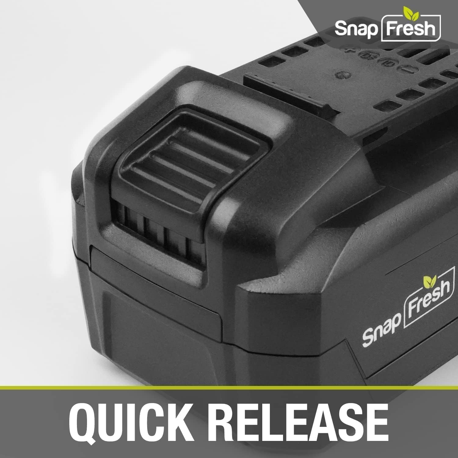 SnapFresh Batteria 20V 4,0Ah Compatibile Solo con Utensili Senza Filo SnapFresh, Batteria a Lunga Durata con Supporto alla Ricarica Rapida (JOB-YFT51-20B)