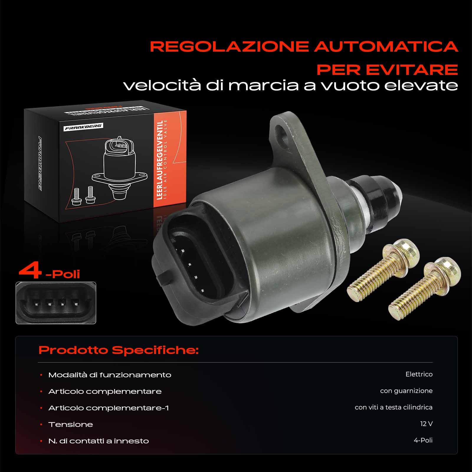 Frankberg Valvola di regolazione del M.i.n.imo Regolazione del M.i.n.imo Compatibile con 106 II 1A 1C 1.6i 106 II 1A 1C 1.6 S16 Saxo S0 S1 1.6 VTS Saxo S0 S1 1.6 Replace# B1700,A96144