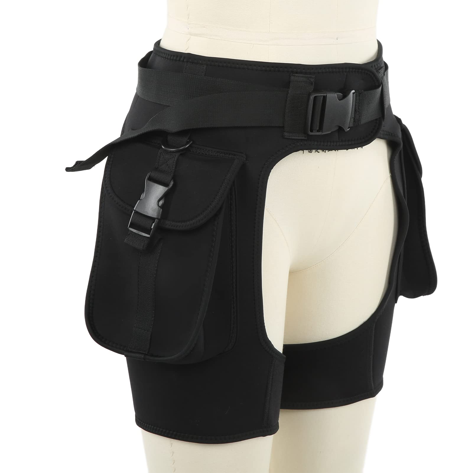 Naroote Pantaloncini da Sub con Vita Regolabile e Tasche | Tessuto da immersione da 2,5 mm, cintura in vita regolabile resistente all\'usura, adatta per lo snorkeling, il nuoto