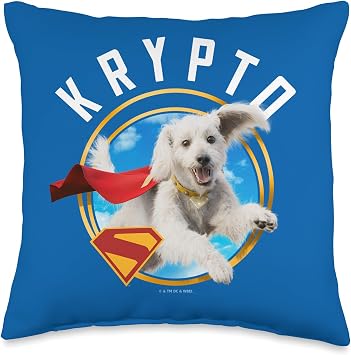 Superman 2025 Movie Krypto Sky Throw Pillow