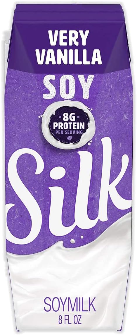 Shelf-Stable Soymilk Singles, Very Vanilla, Dairy-Free, Vegan, Non-GMO Project Verified, 8 oz., 18 Pack
