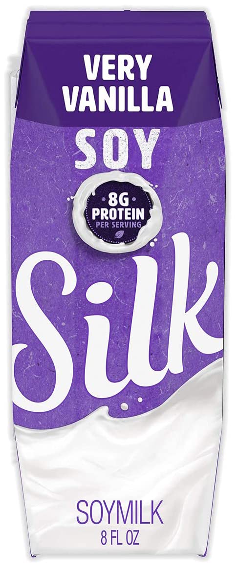Silk Shelf-Stable Very Vanilla Soymilk carton