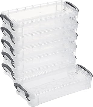 Amazon Sumnacon 筆箱 ペンケース 小物収納ケース プラスチック 透明 シンプル 多機能 クリア 収納ケース 工具ケース 小物収納ボックス ペン収納 小物収納 6個セット ホワイト グレー ペンケース 文房具 オフィス用品