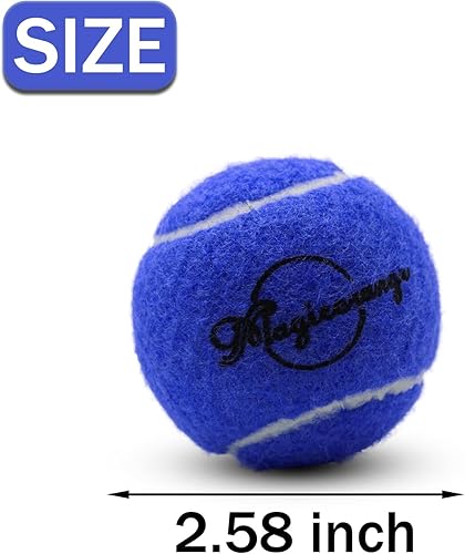 Miniatura 3 de Magicorange Pelotas de tenis, paquete de 60 pelotas de tenis de entrenamiento avanzado, pelotas de práctica, pelotas de juego para perros y