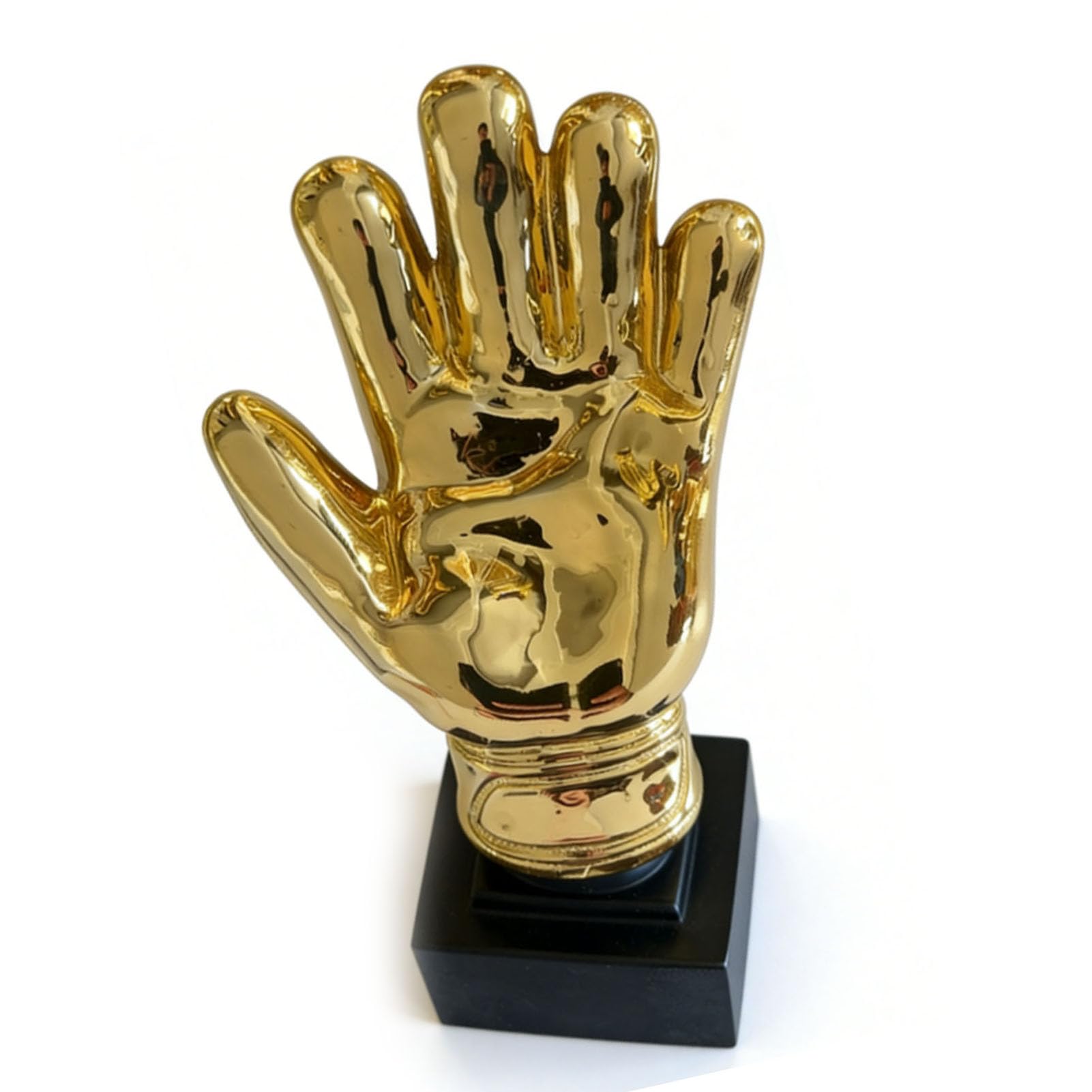 Zunate Trofeo de Portero de Resina de Primera Calidad para Premios de la Liga de Fútbol, ​​Premio Decorativo Dorado, Trofeo de Fútbol de 10,2 Pulgadas