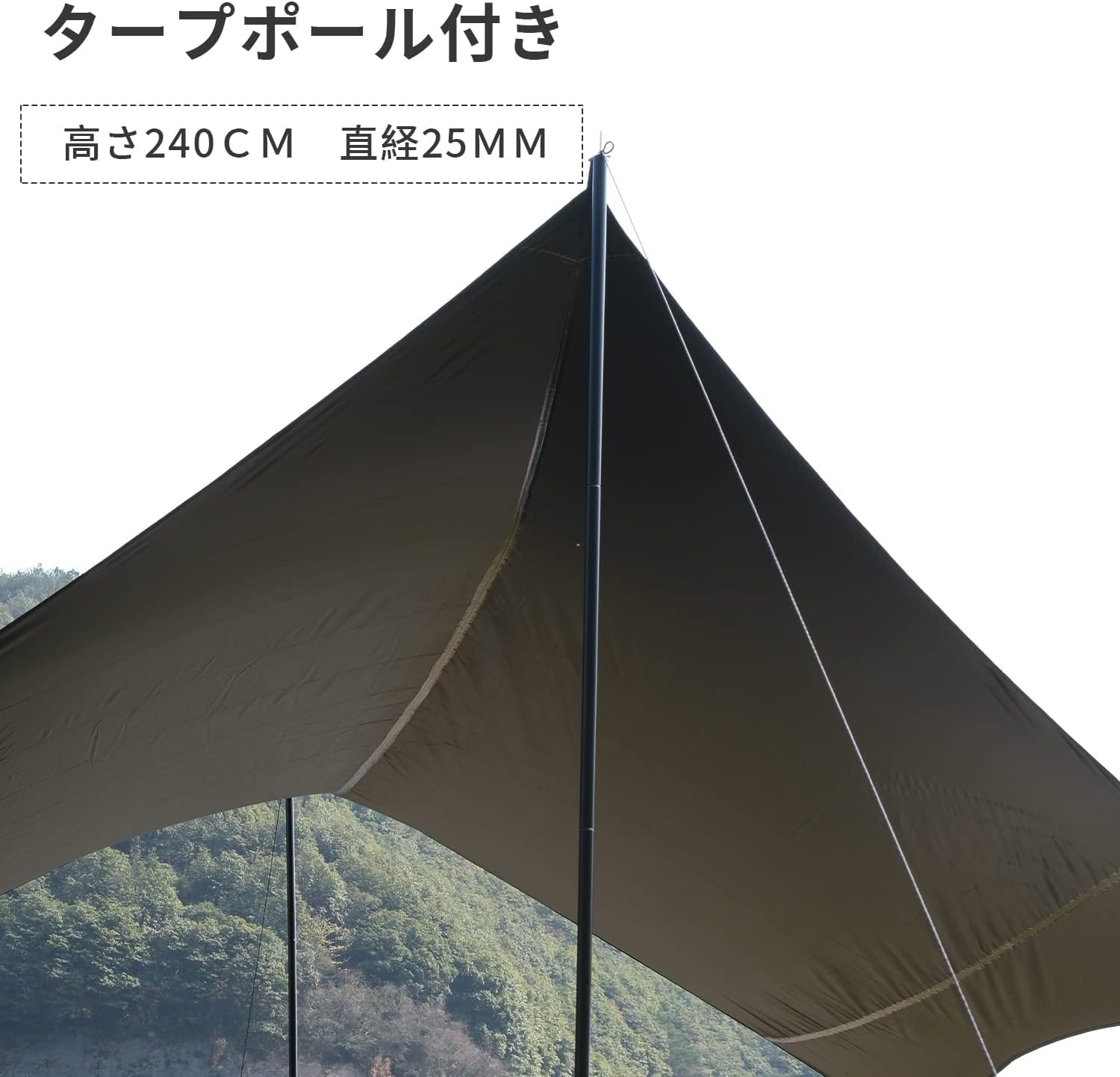 Tenplay HEXA TARP ブラック Amazon.co.jp: Tenplay Hexa Tarp Waterproof Tarp with Poles Dark
