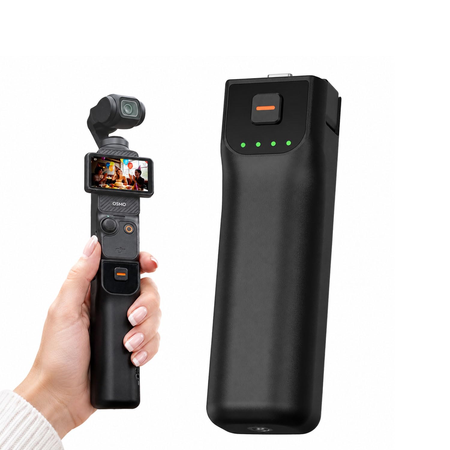Amazon | DJI OSMO Pocket 3/4/4P 対応 バッテリー ハンドル Pocket 4P