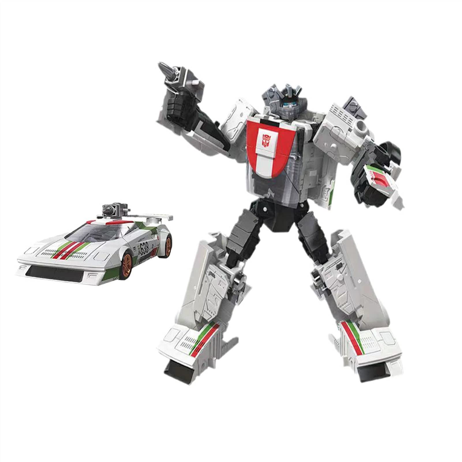 LBBB Transformer Toys War For Cybertron Earthrise Wheeljack Deluxe Collection Version Action Figure,5.5-inch, Can Be Turned Into a Racing Car
