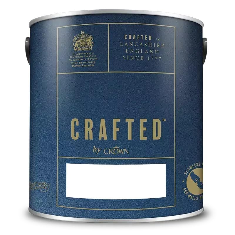 CROWN Crafted Luxurious Flat Matt Emulsion (Clean Slate, 125ml)